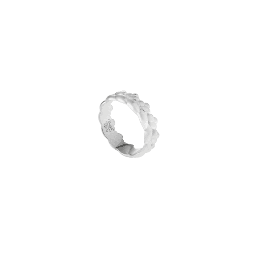 Bague Jonc Fin en Argent Massif Babylone